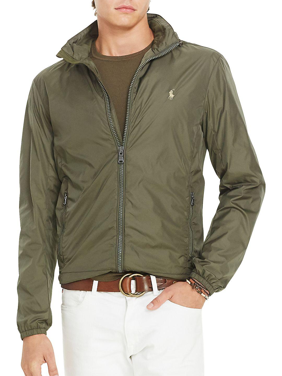 ralph lauren packable hooded jacket