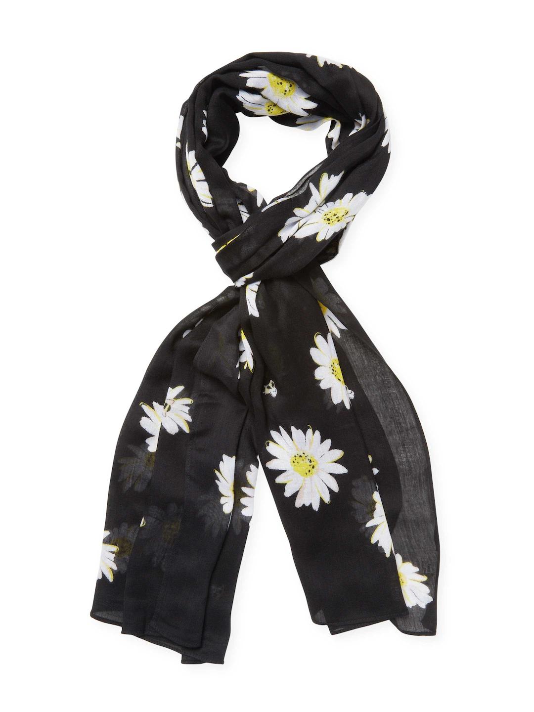 Kate Spade Daisy Dot Oblong Scarf in Black Lyst