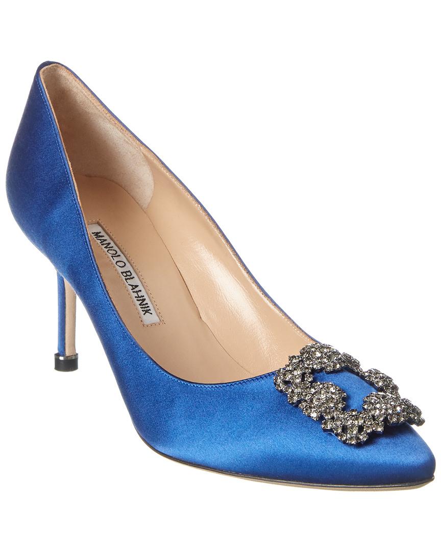 Manolo Blahnik Hangisi 70 Satin Courts 