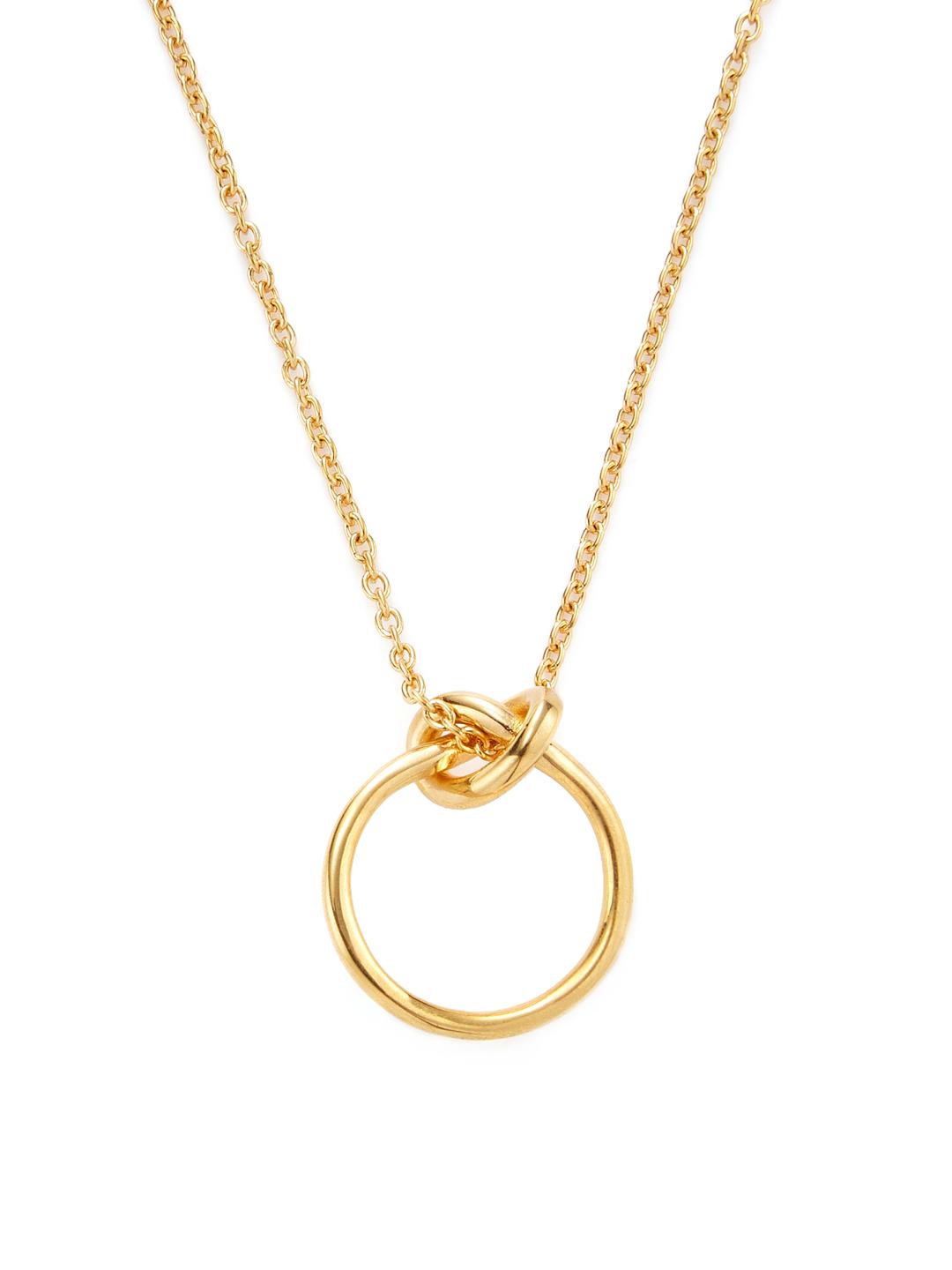 Céline Knot Pendant Necklace in Gold (Metallic) Lyst