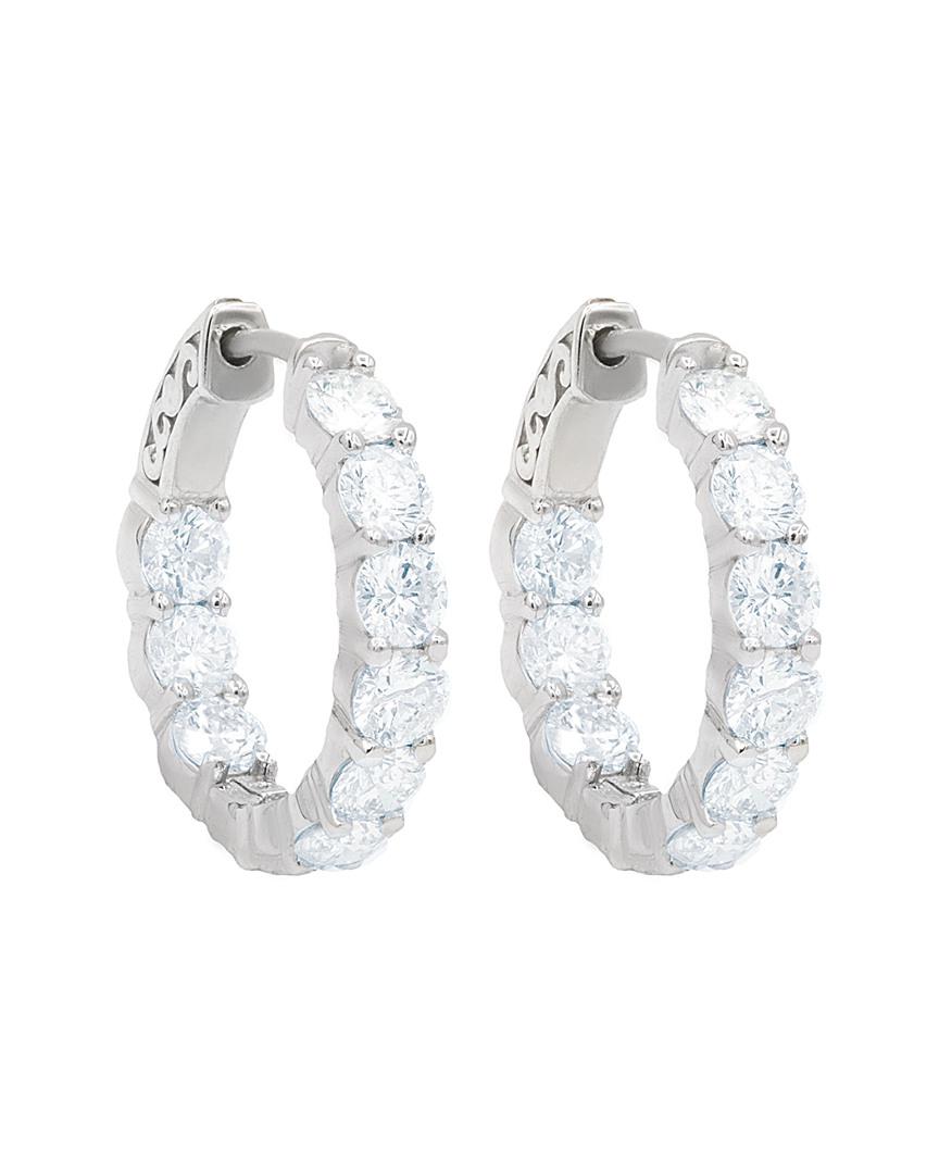Diana M. Jewels . Fine Jewelry 18k 4.75 Ct. Tw. Diamond Hoops - Lyst