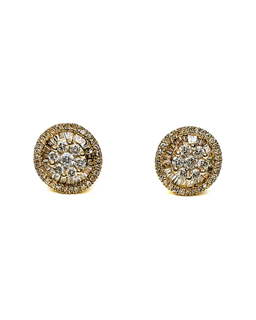 Arthur Marder Fine Jewelry 18k 0.50 Ct. Tw. Diamond Baguette Earrings ...