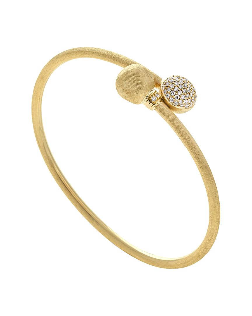 Marco Bicego Africa 18k 0.50 Ct. Tw. Diamond Cuff Bracelet in Metallic