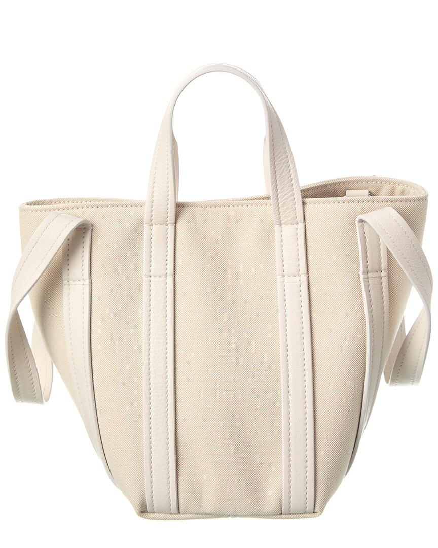Balenciaga Everyday 2.0 Xs North-south Canvas & Leather Tote in