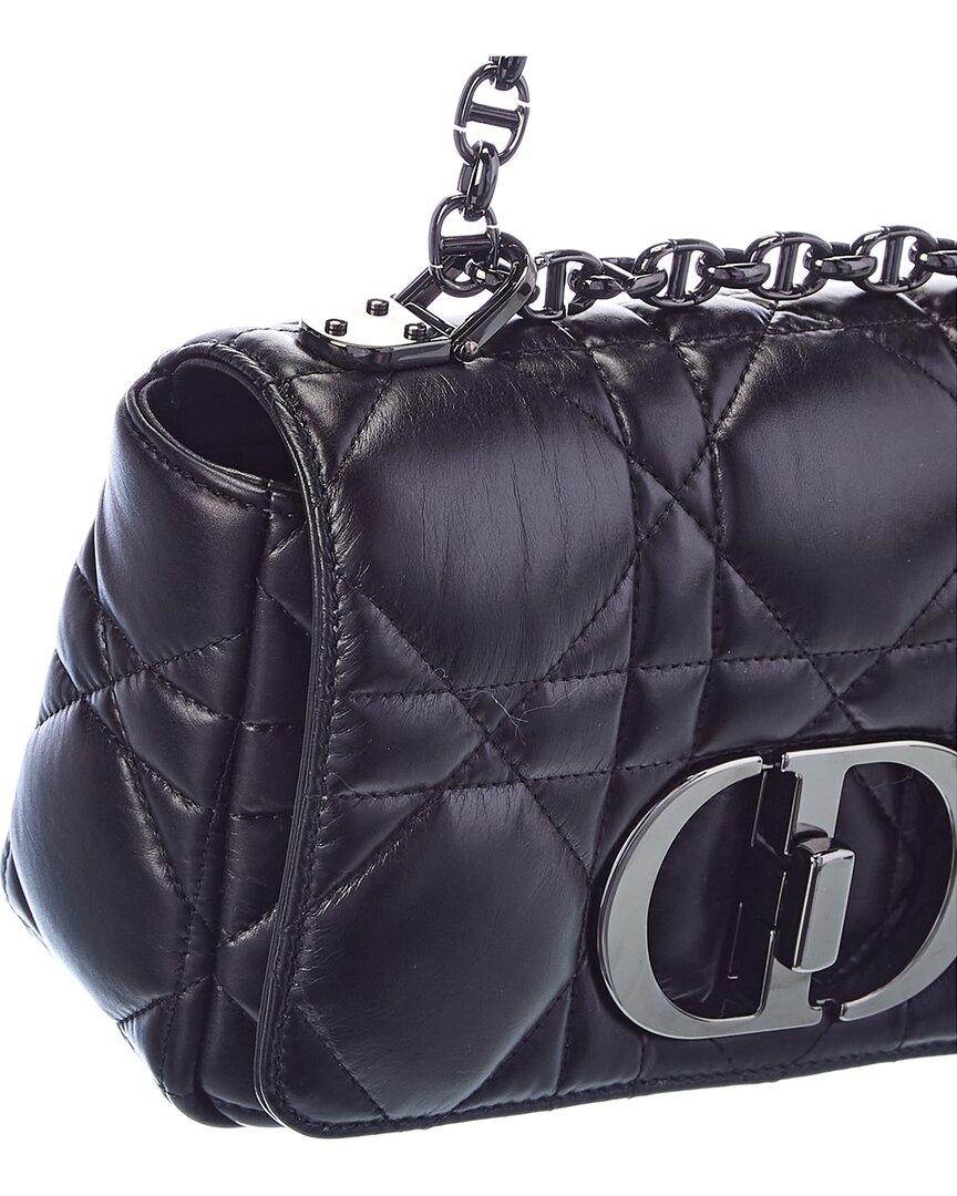 Dior Caro Small Quilted Leather Shoulder Bag in Blue | Lyst