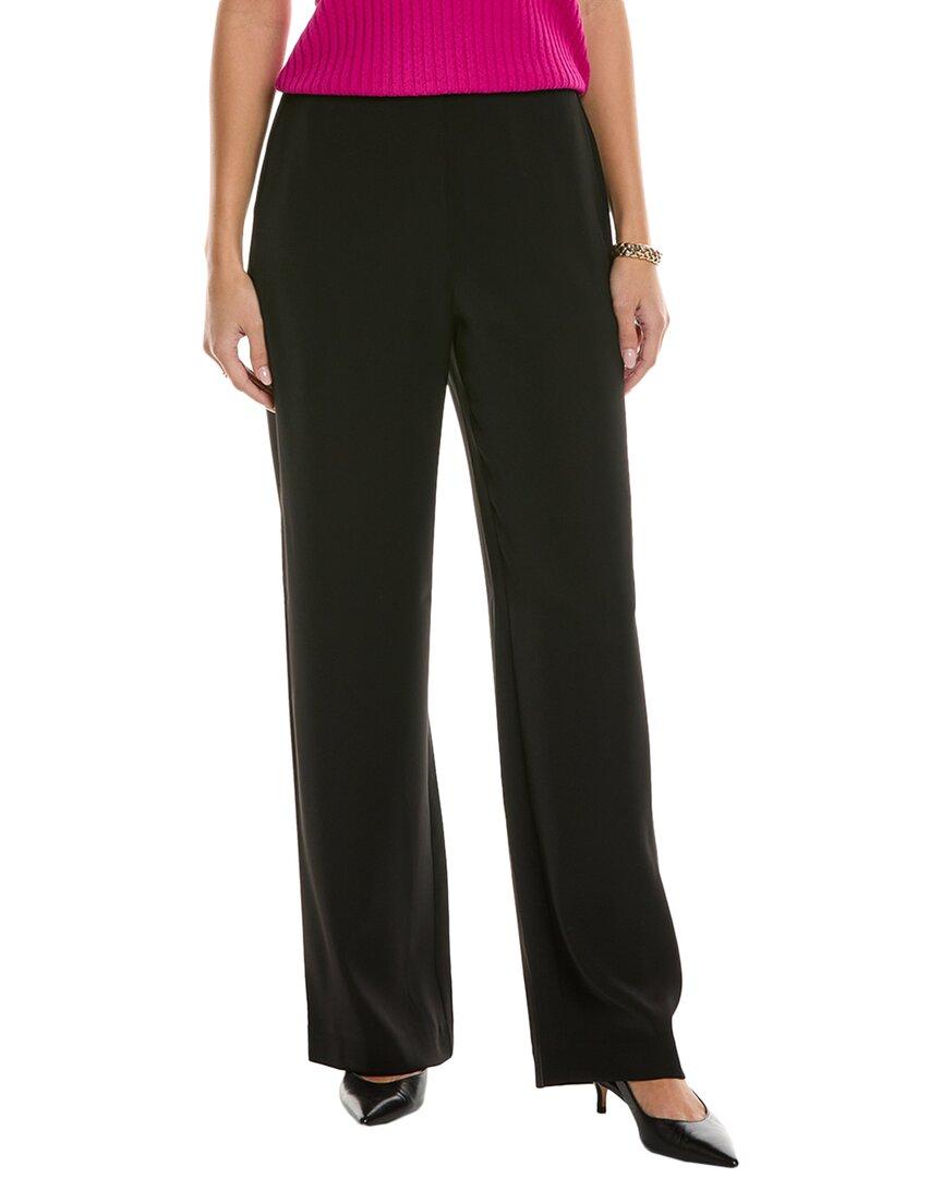 Pantalon Droit St. John En Crêpe Noir Taille 12 - Occasion Très Bon état (Like New)
