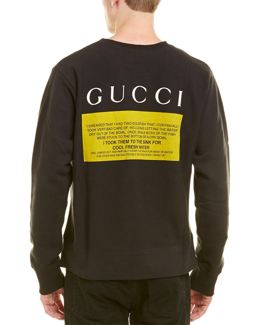 Gucci Cotton Black Cat Sweatshirt for Men | Lyst