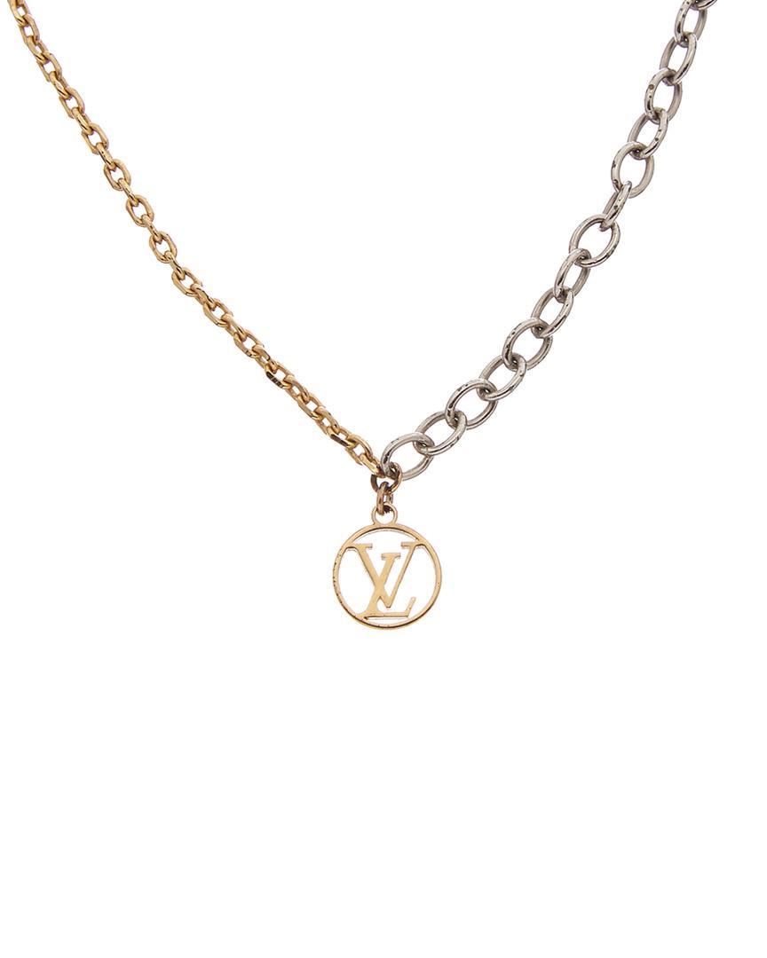 Louis vuitton gold and silver necklace Clearance