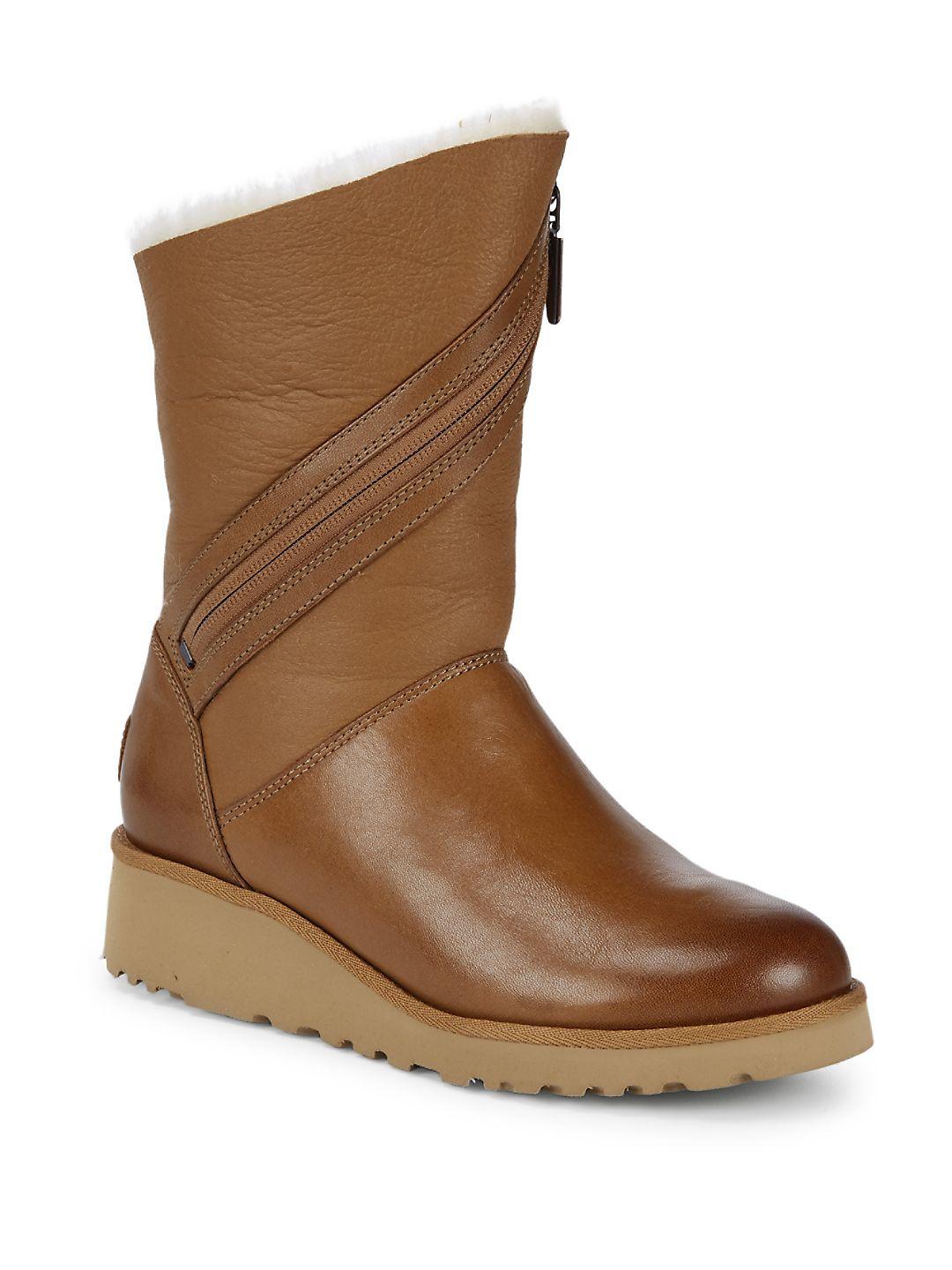 ugg lorna buckle suede ankle boots