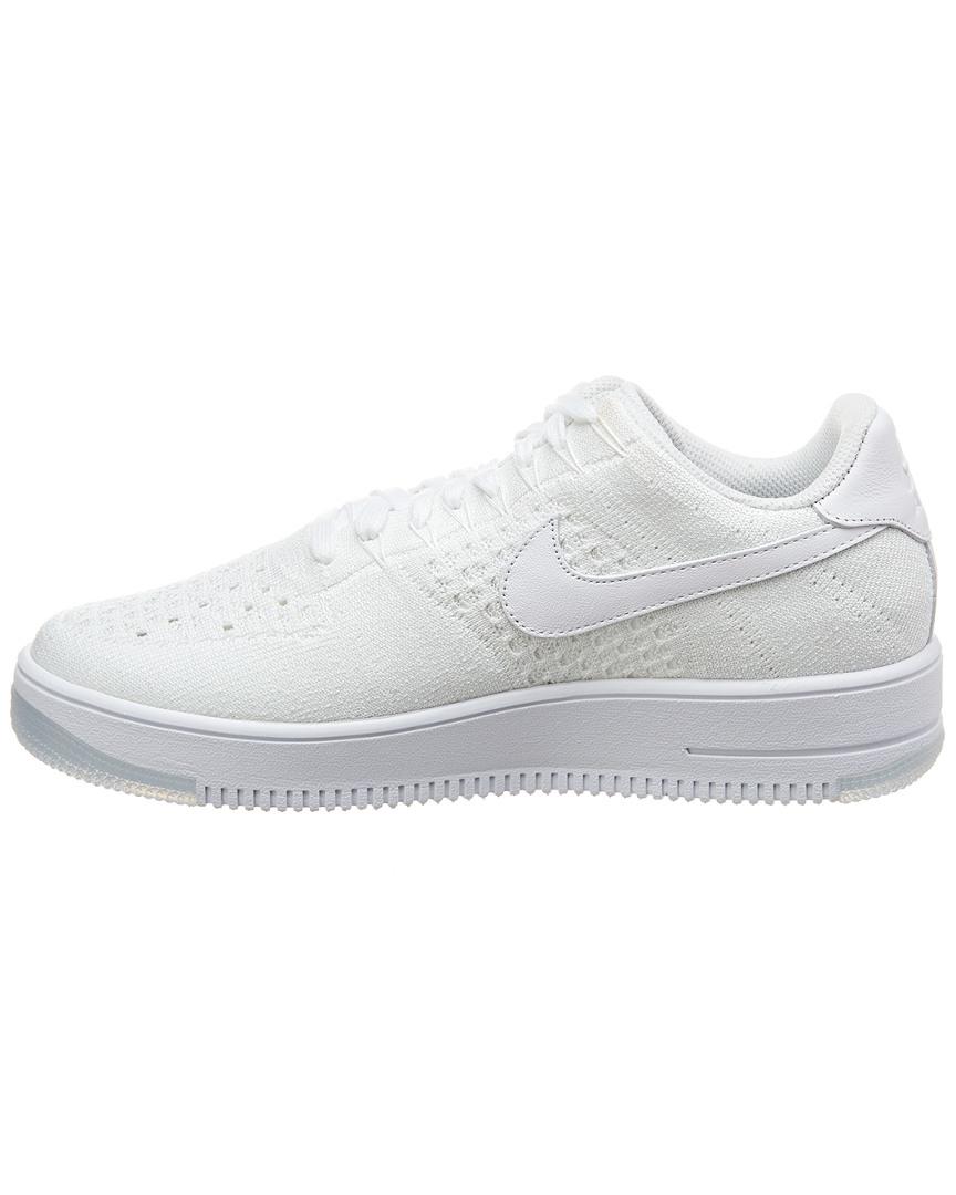 Nike Af1 Ultra Flyknit Low Shoes in White for Men | Lyst