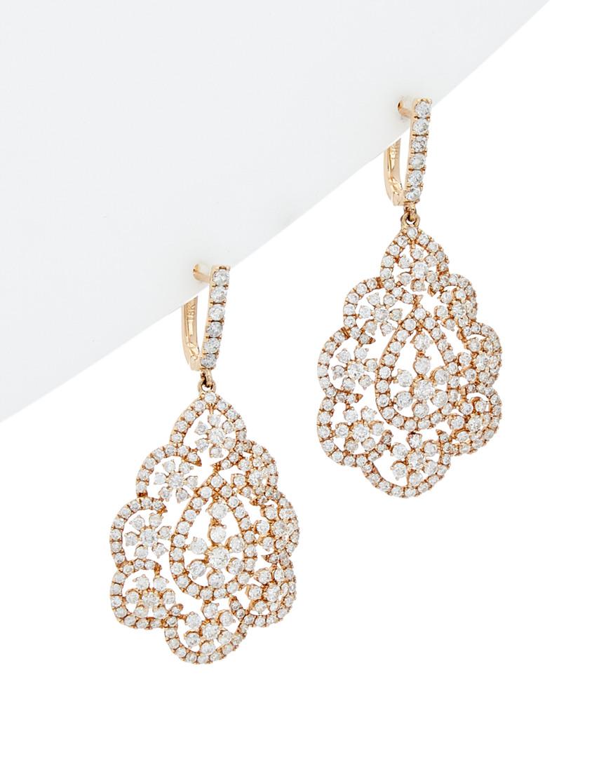 Diana M. Jewels . Fine Jewelry 18k Rose Gold 6.10 Ct. Tw. Diamond ...