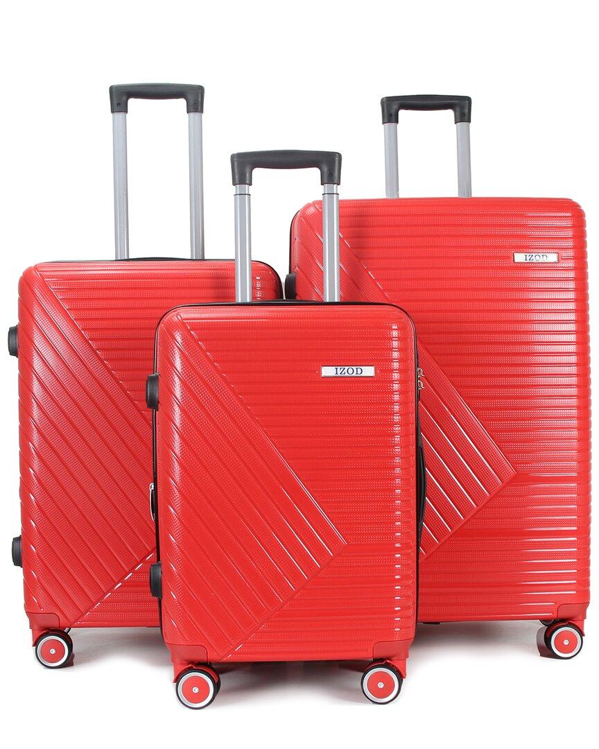 Izod Remi Designer 3pc Luggage Set in Red | Lyst Canada