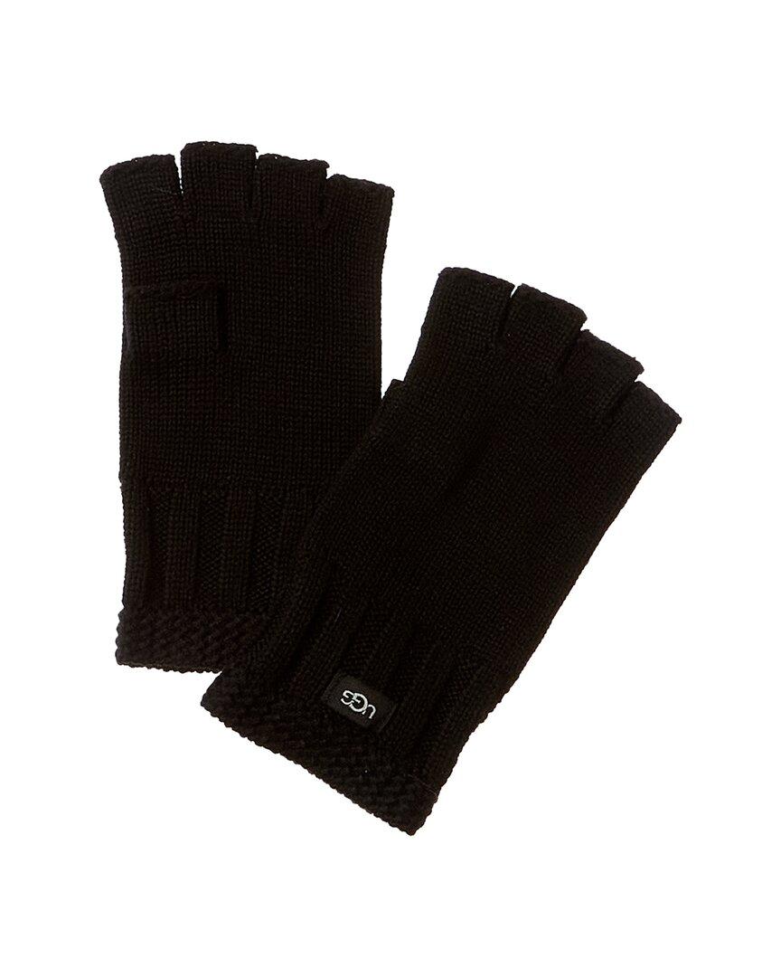 UGG Basic W Knit Fingerless Glove in Black | Lyst