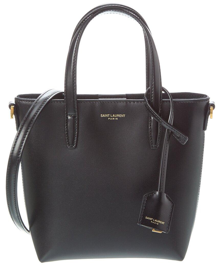 Saint Laurent Toy Mini Leather Shopping Tote in Black Lyst UK