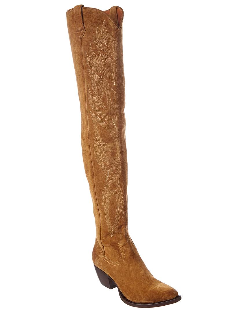 frye shane thigh high boots