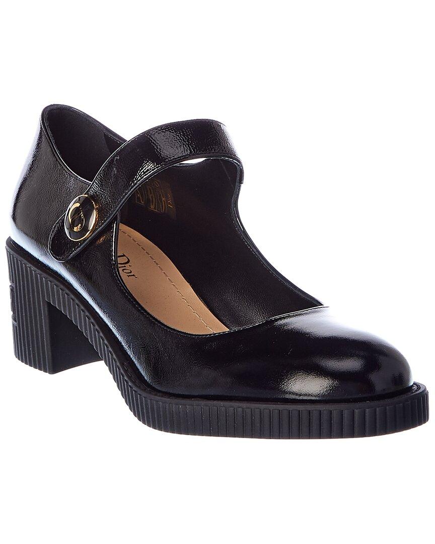 Dior Leather D-doll Patent Pump in Black | Lyst