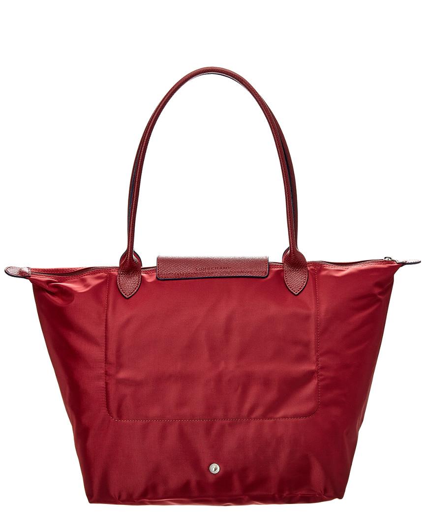 Longchamp Synthetic Le Pliage Club Large Nylon Tote in Red - Lyst