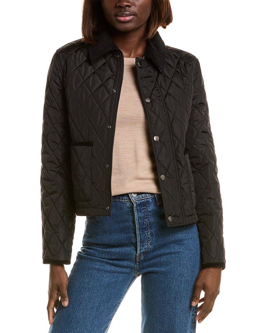 Burberry Dnu Pack Witney Diamond Quilted Jacket in Black | Lyst