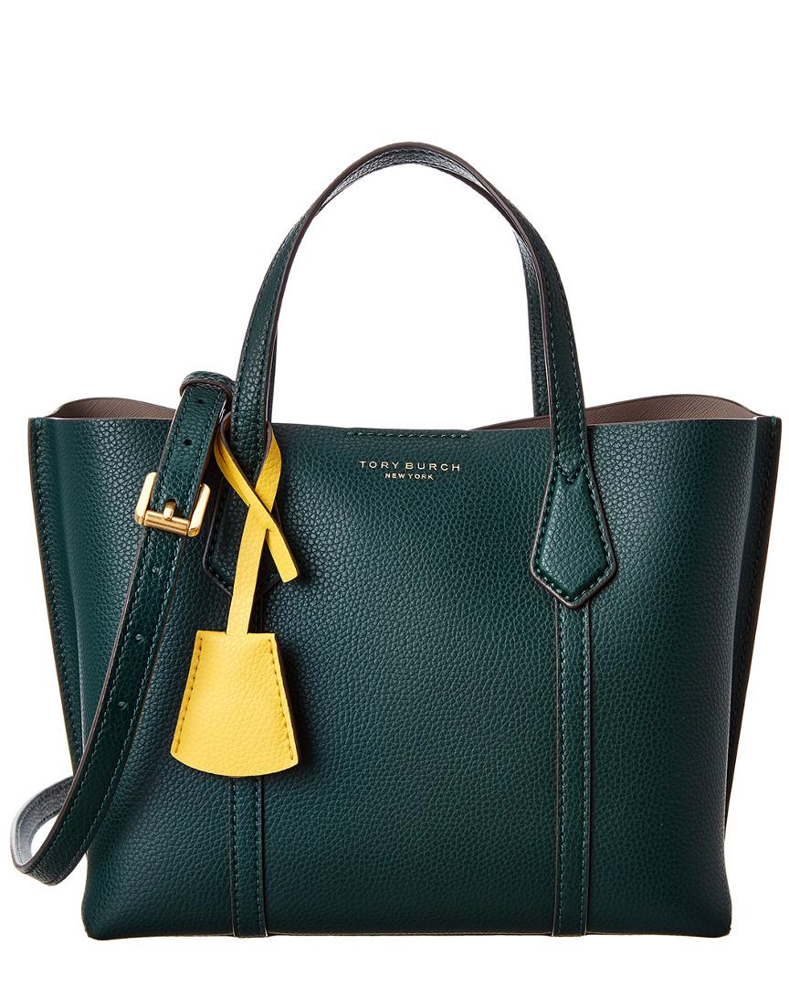 Tory Burch Perry Small Triple-compartment Tote in Green | Lyst