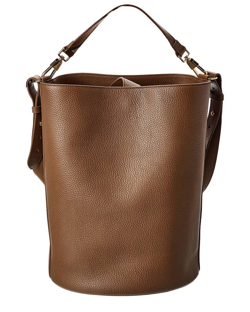 【関税&送料込】Burberry Bucket Bag Mini Check Bucket Bag in Archive beige/briar brown - Women