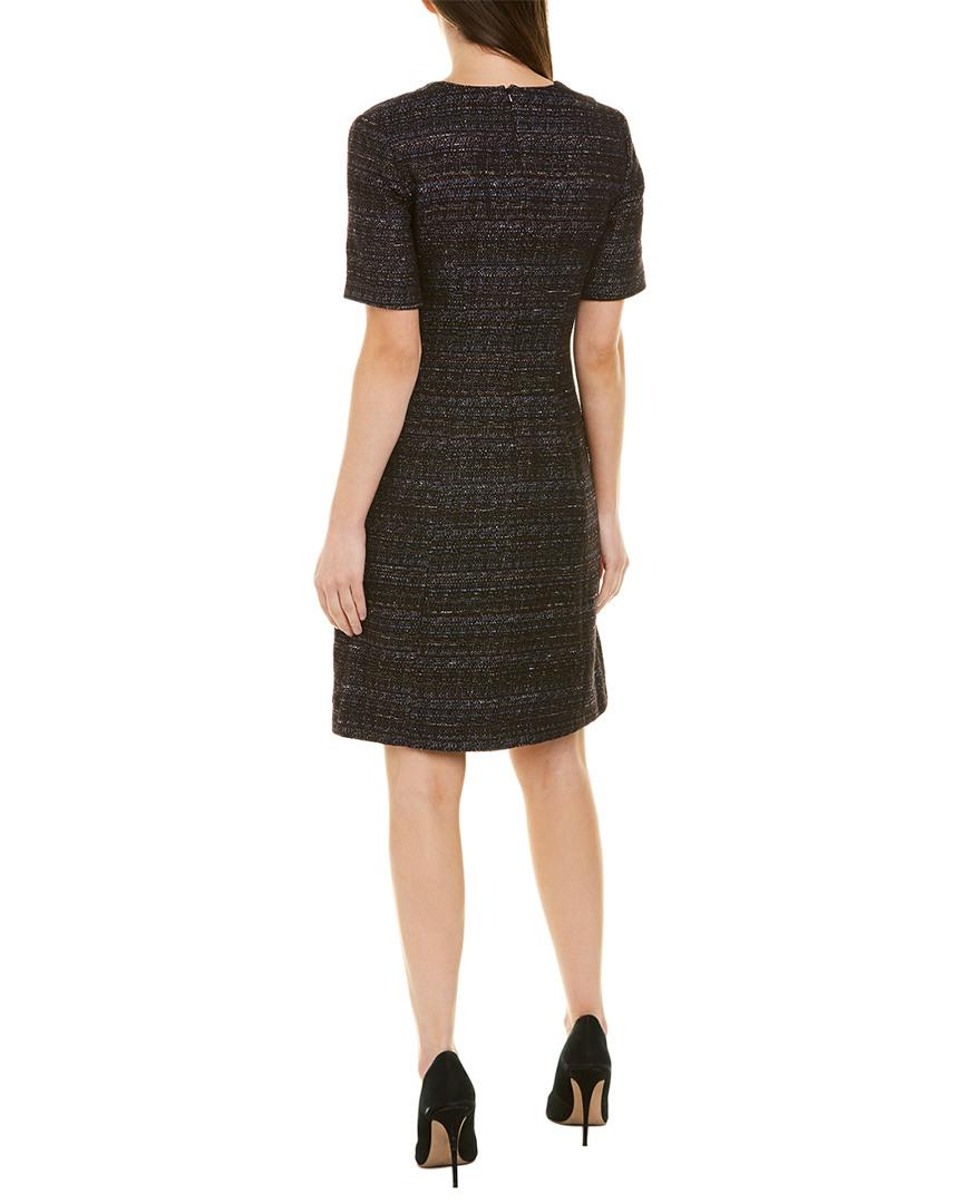 Brooks Brothers Tweed Sheath Dress in Black Save 2 Lyst