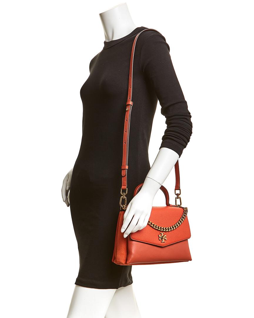 tory burch kira leather satchel