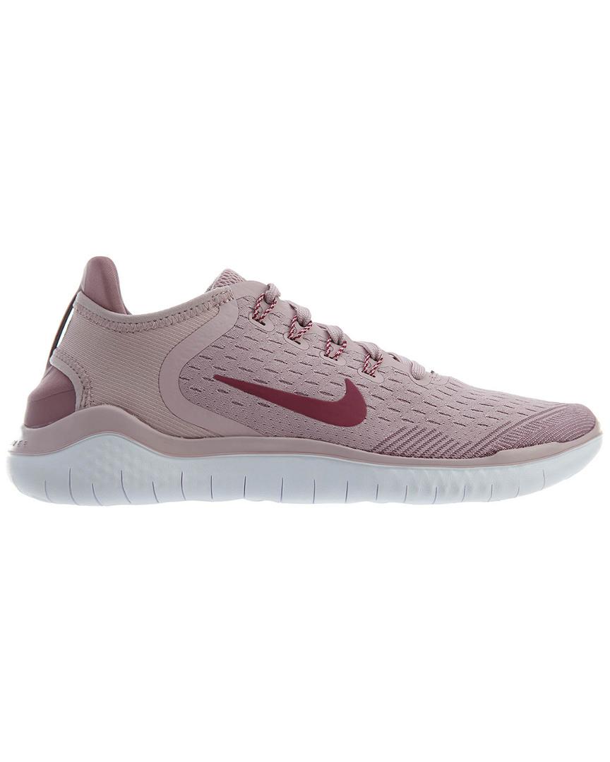 nike free rn 2018 plum chalk