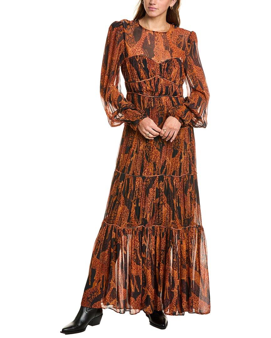 Giraffe print maxi dress hotsell