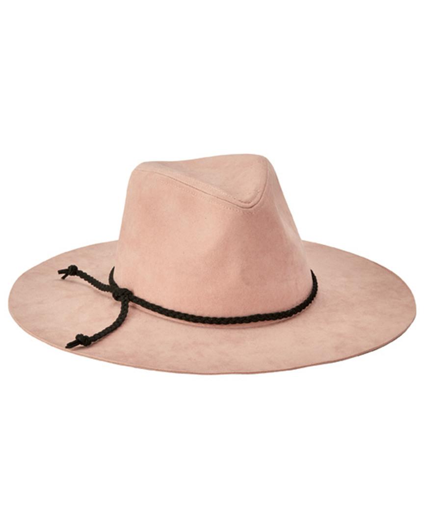 San Diego Hat Company Women's Faux Suede Fedora in Pink Lyst