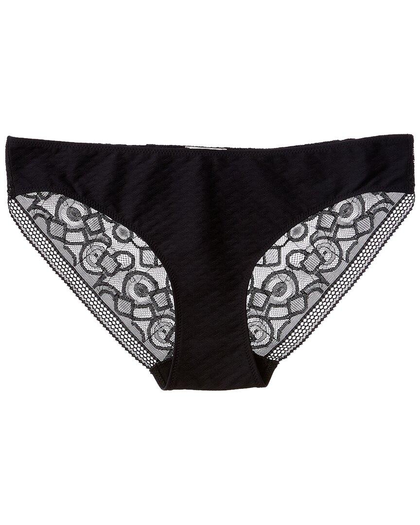 Hanro Alena Brazilian Panty in Black Lyst