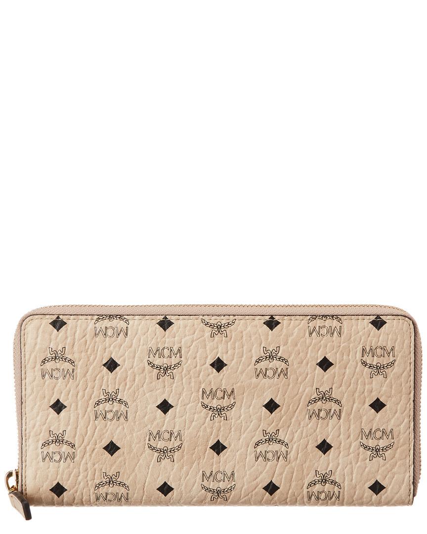 mcm zipper wallet