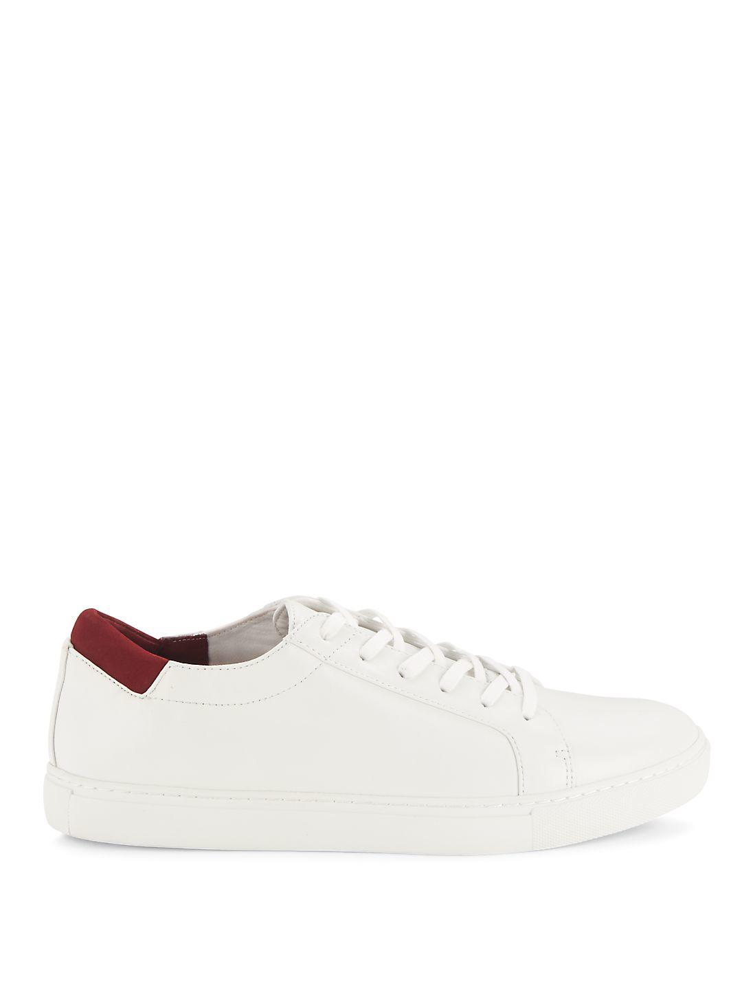 kenneth cole kip leather sneakers