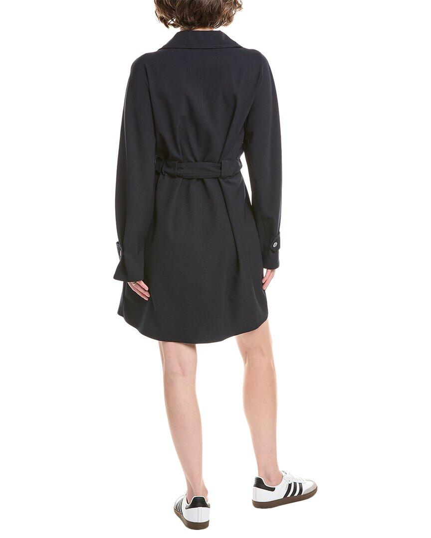 Weekend by Maxmara Brioso Wool-Blend Mini Dress in Black | Lyst