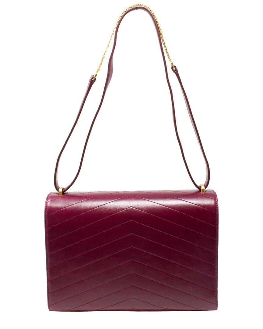 Chanel Limited Edition Burgundy Quilted Aged Calfskin Leather 2018