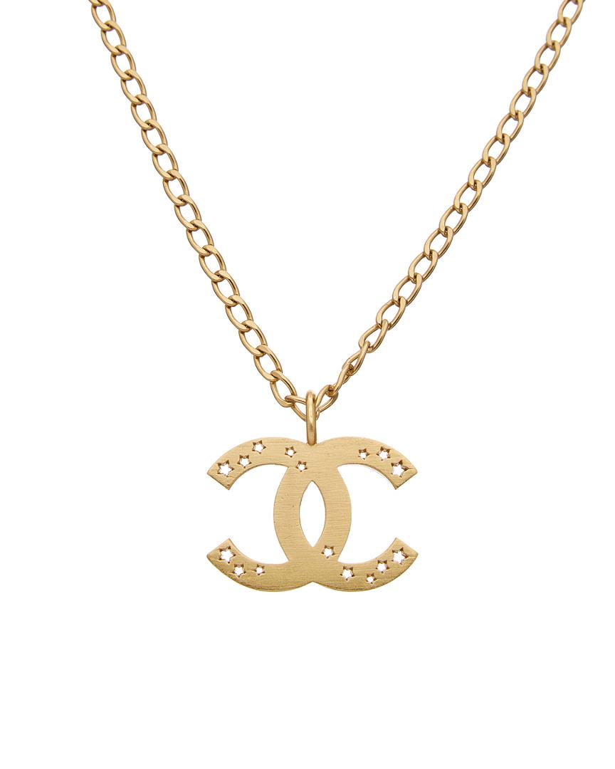Chanel Gold-tone Cc Star Necklace in 