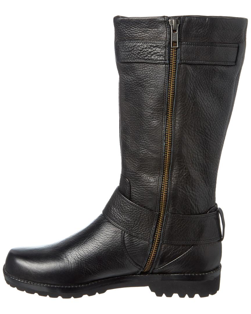 Gentle Souls Leather Buckled Up Boots in Black - Save 5% - Lyst
