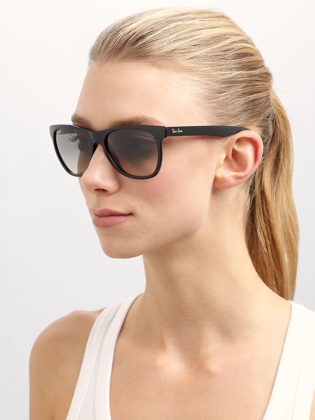 Ray-Ban Synthetic Oversized Flat-top 