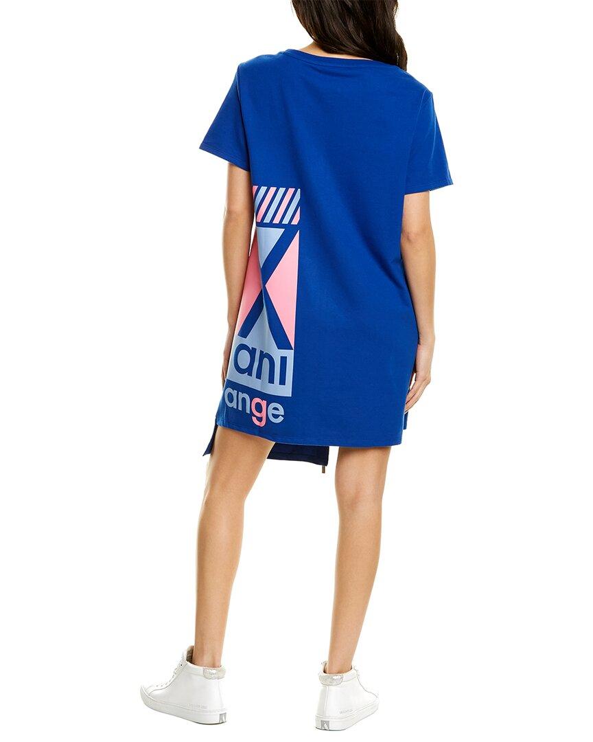 Armani Exchange Cotton Logo Shift Dress 