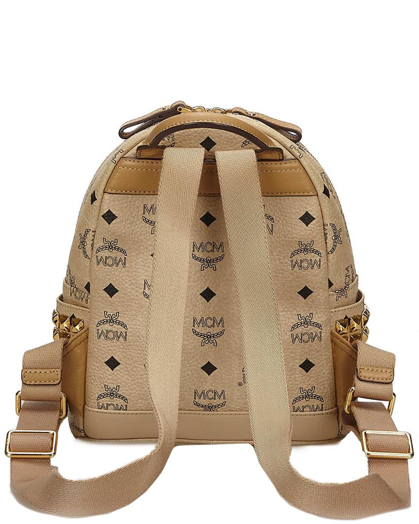 mcm small backpack size