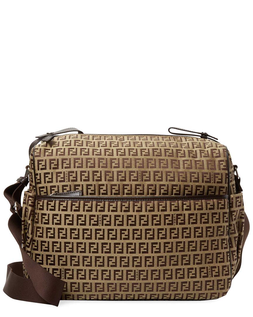 Shop Fendi Logo Diaper Bag & Changing Mat