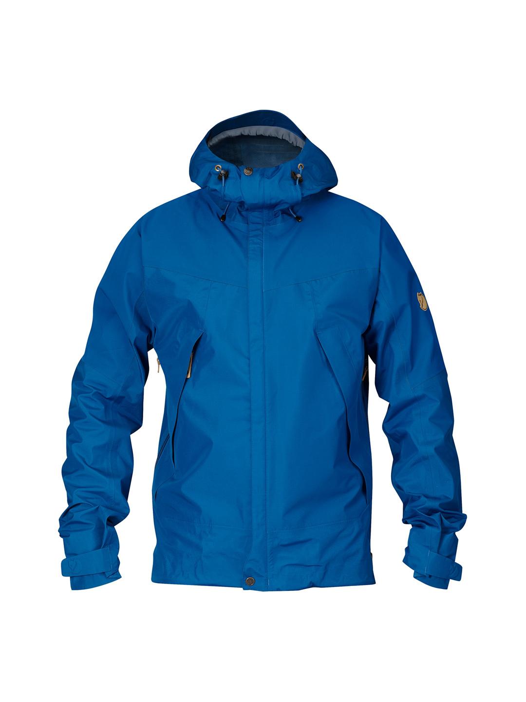 Fjallraven Leather Eco-trail Jacket in Blue for Men - Lyst