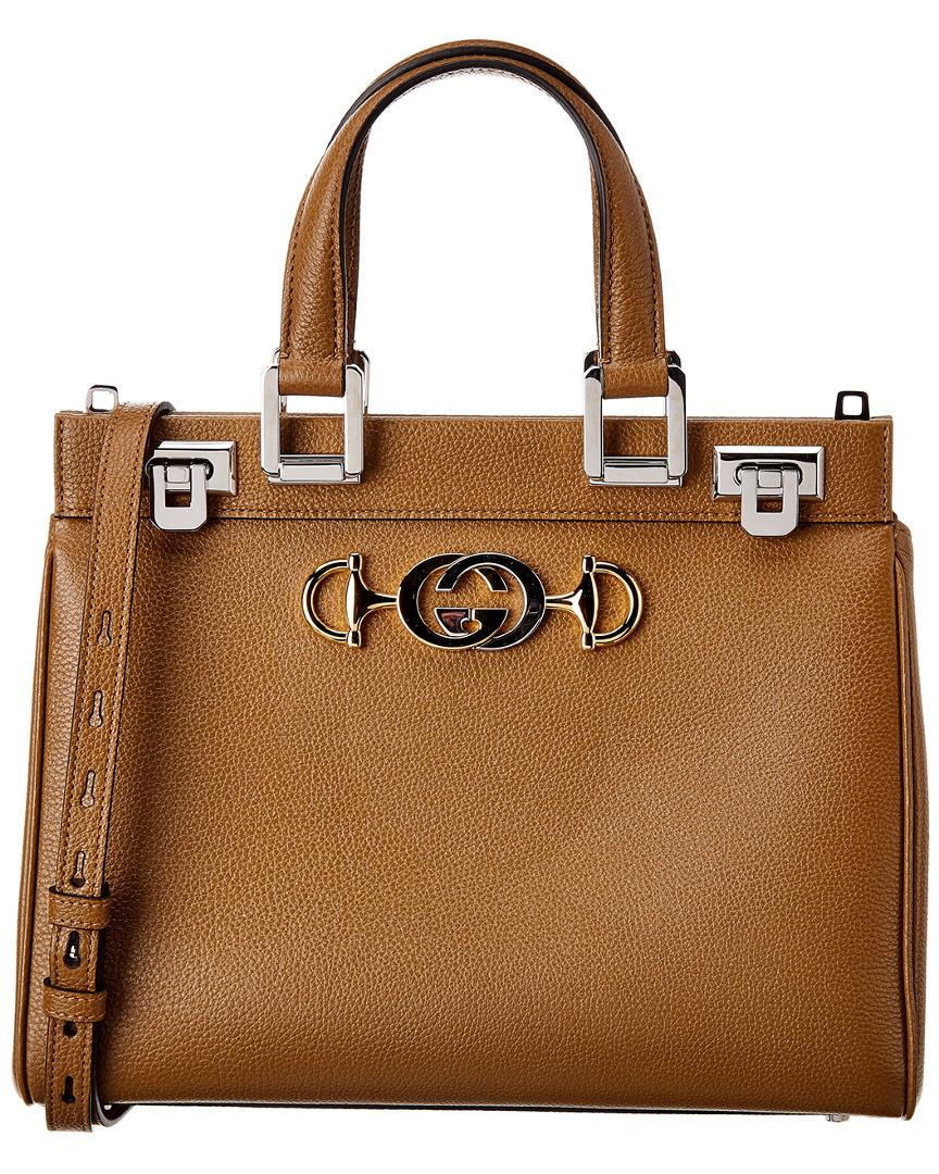 ladies zumi grainy leather medium top handle bolsa in black