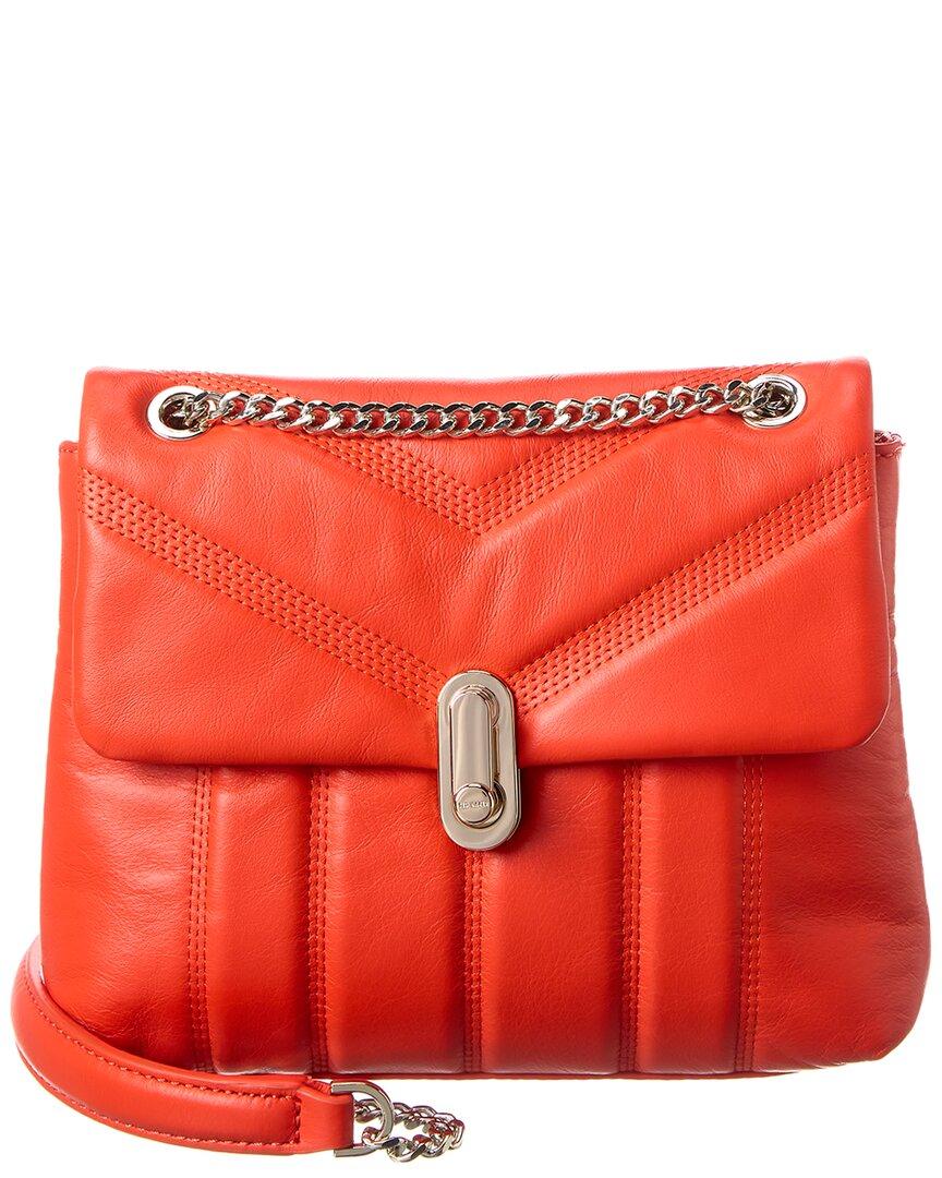 Ted Baker Ayalina Mini Puffer Quilted Leather Shoulder Bag in Red | Lyst