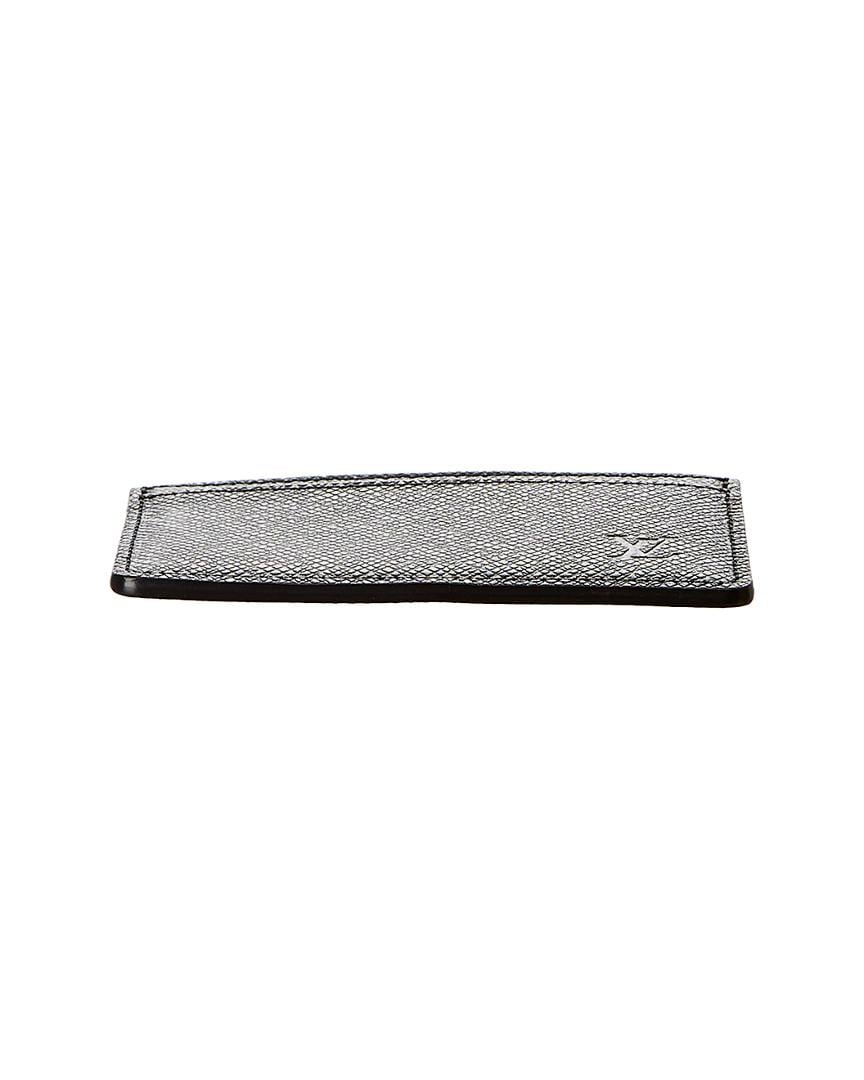 Louis Vuitton (LOUIS VUITTON) Porto Cal Sampur M30942 Taiga Ardoise (black/ black) SP0044 business card holder pass case