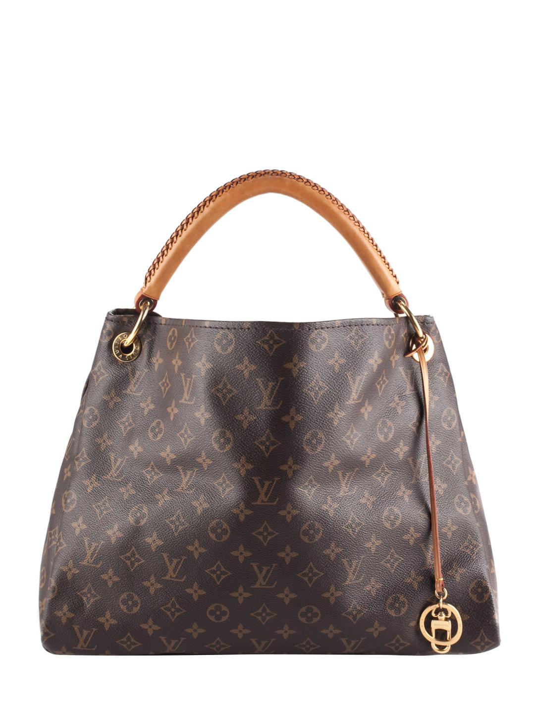 brown artsy louis vuitton