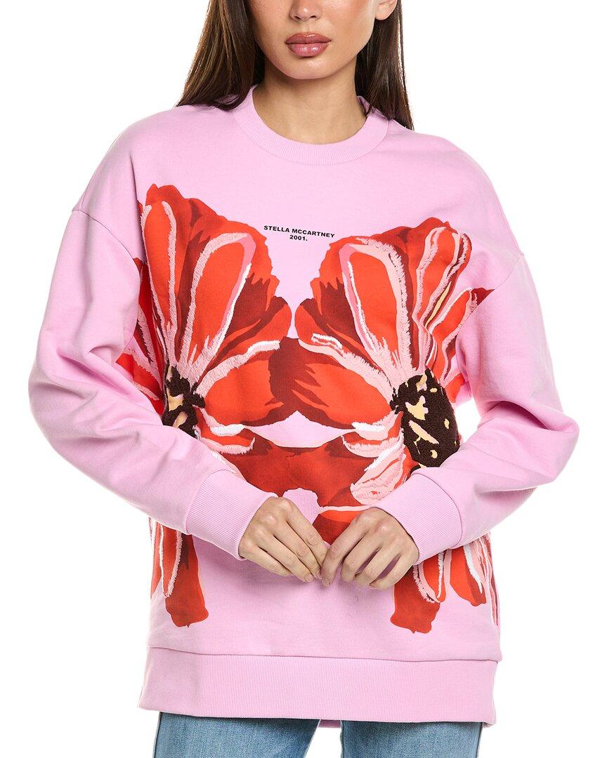 Stella McCartney - 最終価格Stella McCartney flower sweat tops. STELLAMcCARTNEY Floral Embroidered cotton felpa sweatshirt