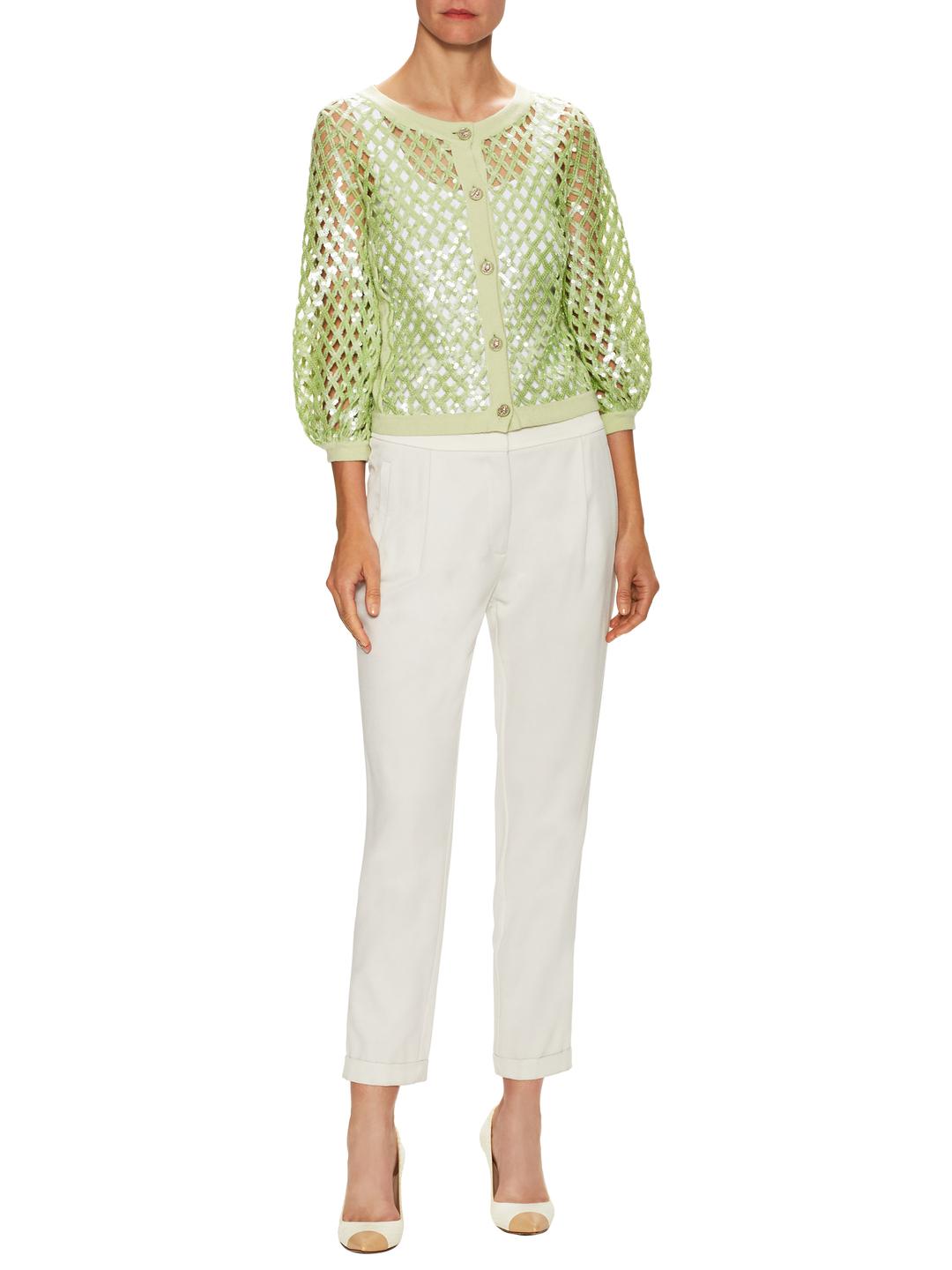 Chanel Vintage Cashmere Sequin Cardigan 