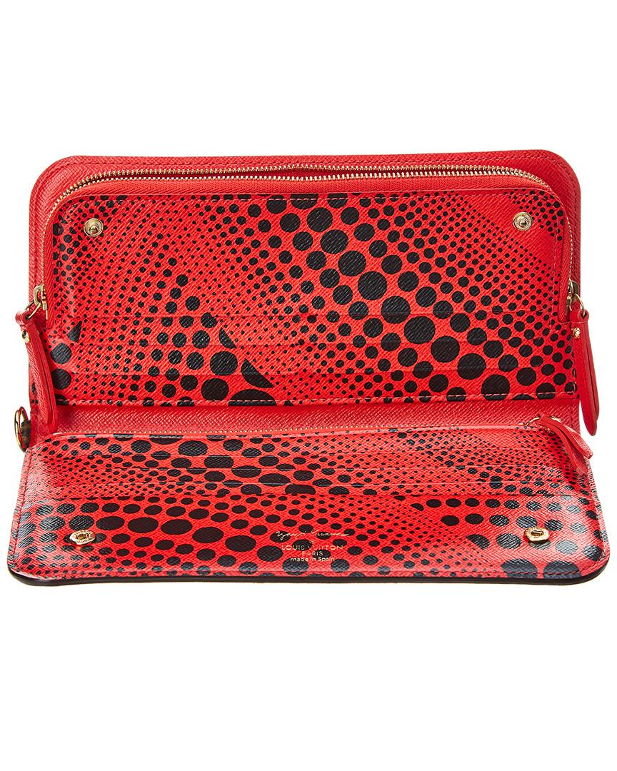 Louis Vuitton Limited Edition Yayoi Kusama Monogram Canvas Red Insolite  Wallet | Lyst