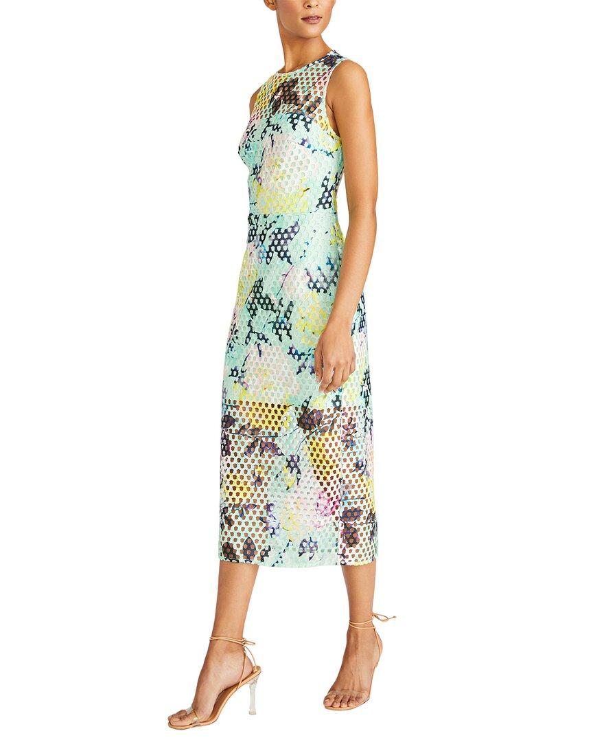 ML Monique Lhuillier Nora Lace Midi Dress in Blue Lyst