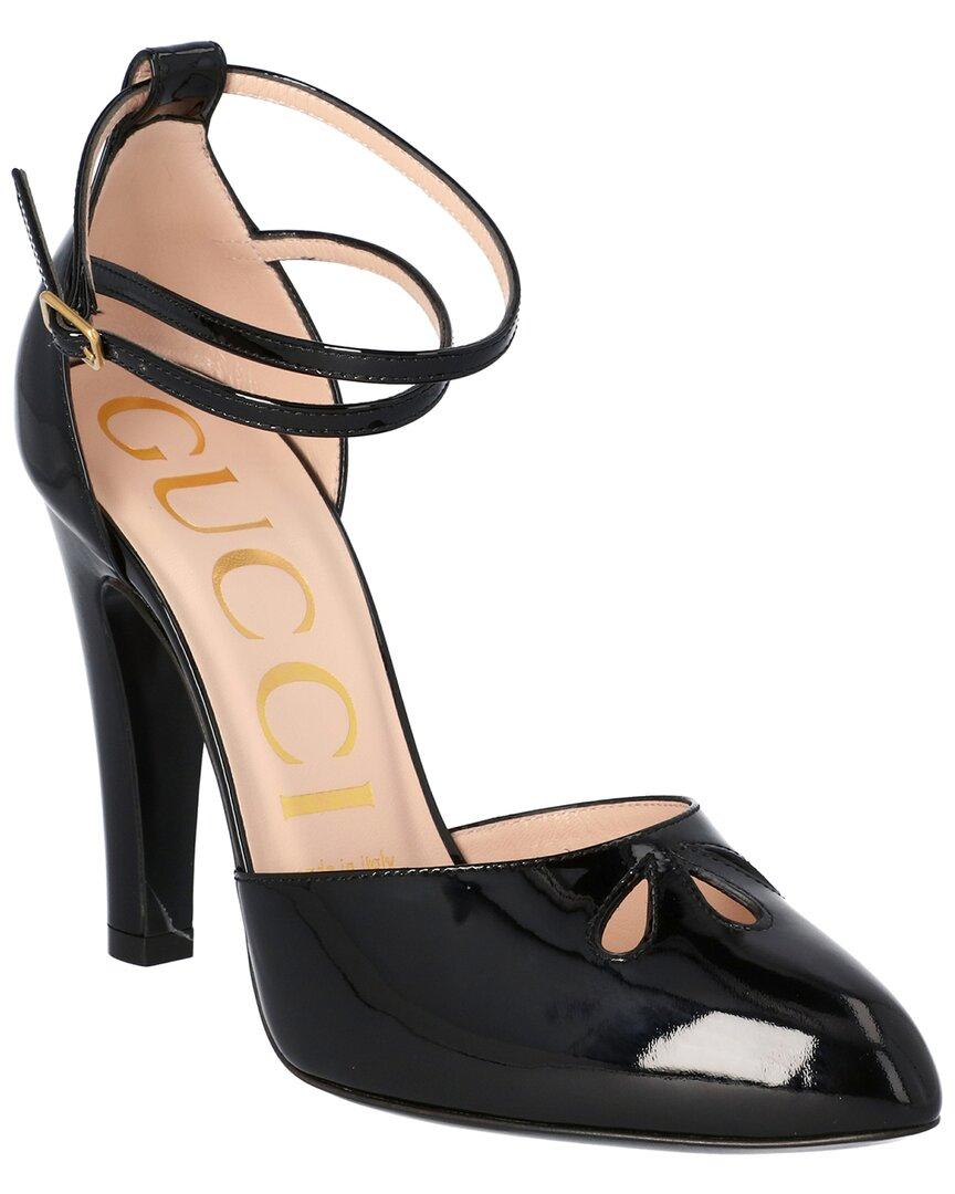 Gucci Indya Patent Pump in Black Lyst